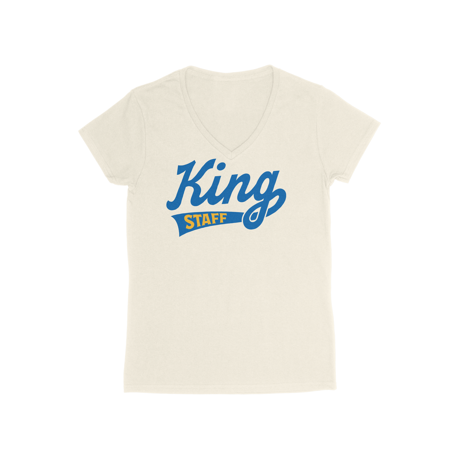 STAFF#01 NATURAL WOMEN'S VNECK