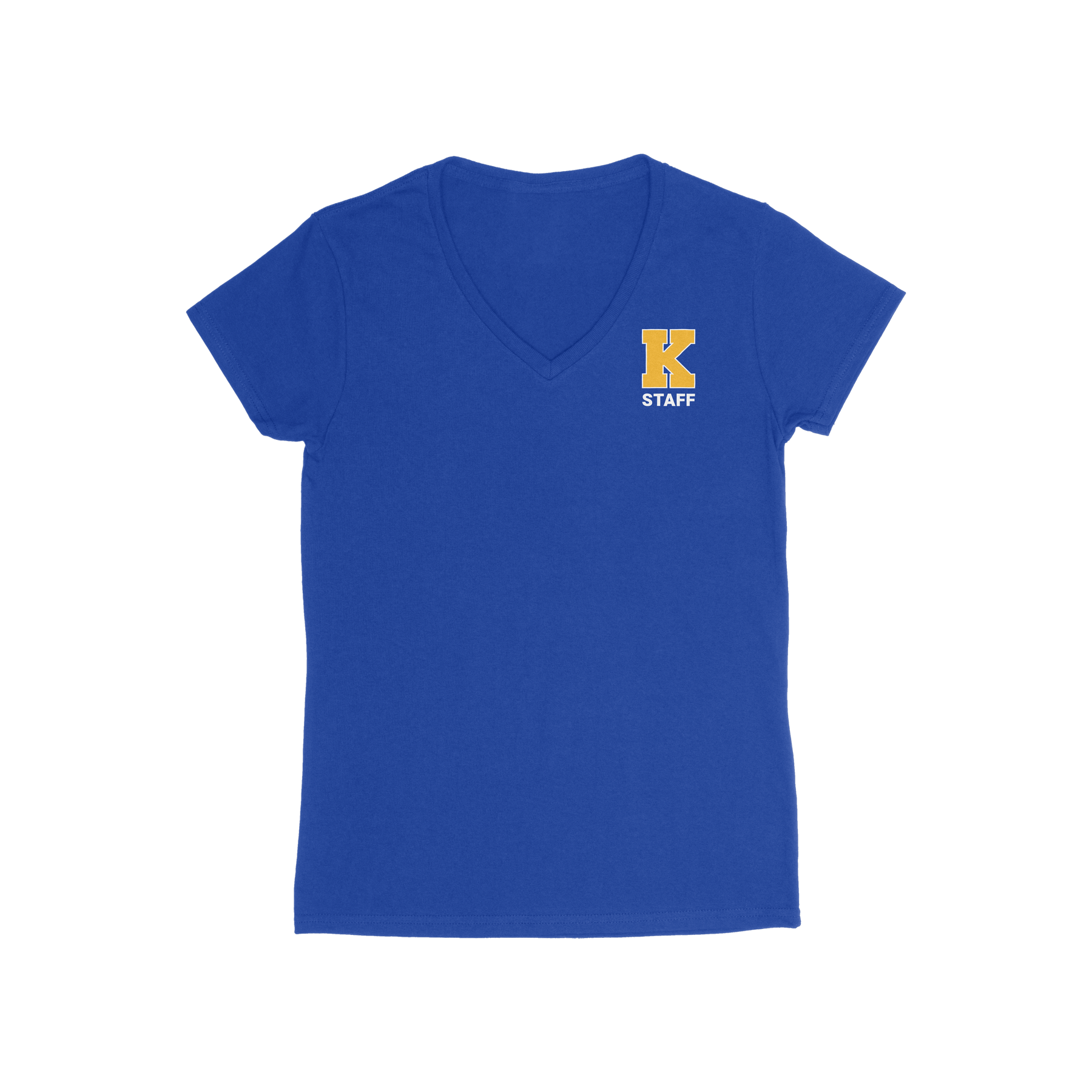 STAFF#02 BLUE WOMEN'S VNECK